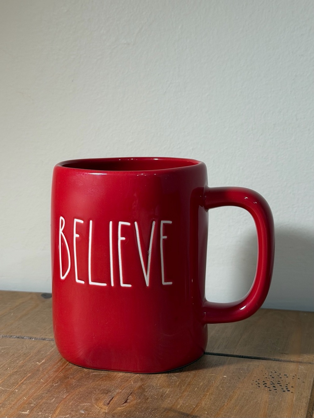 NWT Rae Dunn by Magenta (TM) Holiday “Believe” Mug
